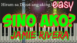 Sino Ako  Jamie Rivera easy tutorial [upl. by Aetnahc235]