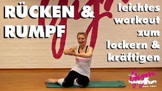 15 Min Toning Workout Rücken amp Rumpf lockern und kräftigen [upl. by Komara732]