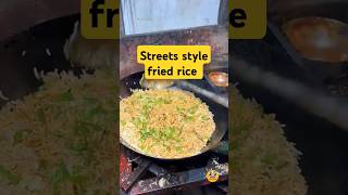 Streets style fried rice food recipe subcrible 👍 [upl. by Sunil]