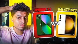 s23 vs iphone 13 kya lena chahie [upl. by Kerwin160]