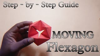 How To fold an Origami Moving Flexagon  StepbyStep Guide  Origami Moving Flexagon Tutorial [upl. by Kennie585]