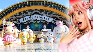 VISITING A SANRIO THEME PARK IN JAPAN sanrio japan travel vlog [upl. by Dennie272]