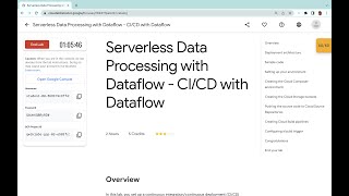 Serverless Data Processing with Dataflow  CICD with Dataflow  qwiklabs  googlecloud [upl. by Liuka356]