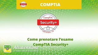 COMPTIA SECURITY come prenotare lesame comptiasecurity sul sito CompTIA [upl. by Chas]