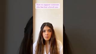 How to support someone who’s lost a loved one  support mentalhealth YT Shorts [upl. by Chandless414]