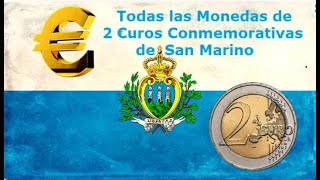 Monedas 2€ San Marino 2004  2023 [upl. by Azitram]