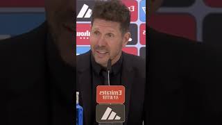 SIMEONE talks about ATLETICO MADRID fans 😁 [upl. by Laira]