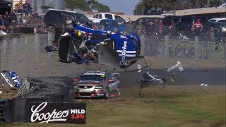 Sandowns biggest Turn 6 crashes [upl. by Massingill]