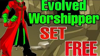 AQW EVOLVED WORSHIPPER OF NULGATH SET FREE AQWORLDS 2021 [upl. by Rehpatsirhc]