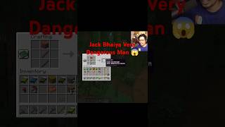 Jack Bhaiya Is Very Dangerous shorts minecraft notgamerfleet [upl. by Hauser570]