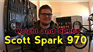 Scott Spark 970  Weight and Specs [upl. by Constancia]