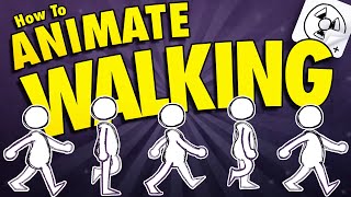 How to Animate Walking FlipaClip Tutorial for Beginners [upl. by Namialus234]