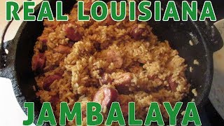 LOUISIANA CAJUN JAMBALAYA RECIPE NOT CREOLE  NO TOMATOES [upl. by Dieter]