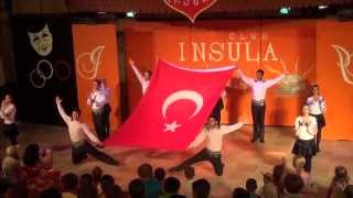 Гимн Турции в отеле CLUB INSULA Аланья Турция Anthem of Turkey at CLUB INSULA Alanya Turkey [upl. by Vickey69]