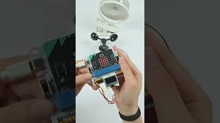 A DIY wind speed monitoring device coding microbit tech [upl. by Idoux]