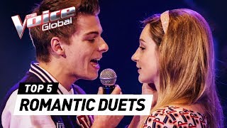 VALENTINES DAY special ROMANTIC DUETS in The Voice [upl. by Llewkcor946]