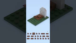 LEGO Cemetery Grave Tiny Brick Resting Place ✨🪦 [upl. by Sudnor]