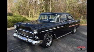 Small Block 427 Stroker V8 Powered 1955 Chevrolet Bel Air Test drive [upl. by Scheck12]