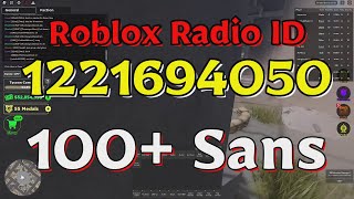 Sans Roblox Radio CodesIDs [upl. by Carling]