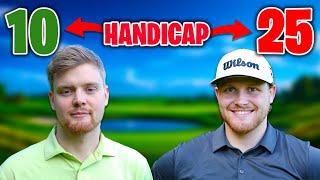 What 10 vs 25 Handicap Golf Looks like Every Shot [upl. by Renba]