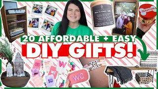 20 DIY Christmas gifts people ACTUALLY want to get handmade gifts on a budget 🌲 [upl. by Beaumont]