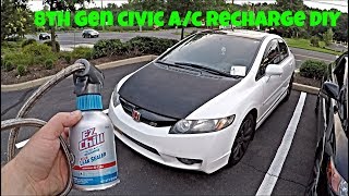 Honda Civic Si AC Recharge DIY 2006 2011 Si [upl. by Washington]