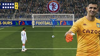 Aston Villa vs Lille Fc UEFA penalty shootout 🔥 efootball [upl. by Amairam483]