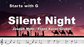 Silent night A classic Bb trumpet Christmas play along With a beautiful piano accompaniment [upl. by Chadwick657]