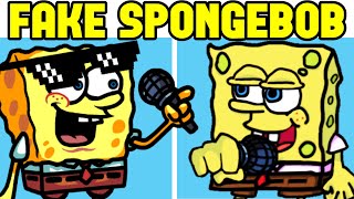 Friday Night Funkin VS Fake SpongeBob FNF Mod [upl. by Lemhar]