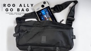 ASUS ROG ALLY GO BAG  CHROME INDUSTRIES KADET SLING [upl. by Fineberg]