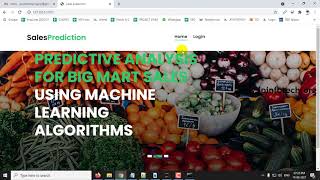 Predictive Analysis for Big Mart Sales Using Machine Learning Algorithms  Python IEEE Project [upl. by Adelheid847]