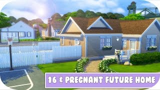 THE SIMS 4  16 amp PREGNANT – FUTURE DREAM HOME💜✨ [upl. by Josselyn]