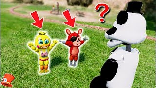 GUESS WHO PANDA FREDDY WILL ADOPT GTA 5 Mods FNAF RedHatter [upl. by Smeaj]