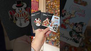 New Holiday Christmas Pins from Disney Parks and BaubleBar shorts disneypins [upl. by Htebizile]