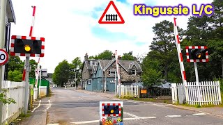 Kingussie Level Crossing Highland [upl. by Ivett]