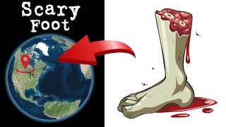 OMG Real 💯 SCARY FOOT On Google Maps 🌎 [upl. by Johann]