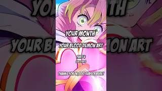 Your Month Your Blood Demon Art🔥edit anime demonslayer demonslayeredit [upl. by Berk]