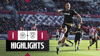 Brentford 11 West Ham  Premier League Highlights [upl. by Ednihek]