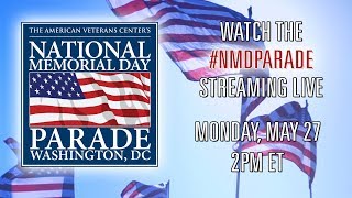 The 2019 National Memorial Day Parade  Live Stream [upl. by Christoforo]