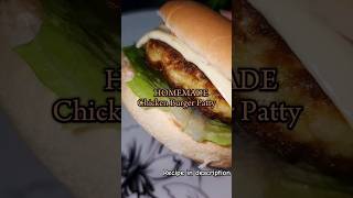 HOMEMADE CHICKEN BURGER tabletalesbysidra trending viralshorts shorts chickenburger ytshorts [upl. by Eki783]