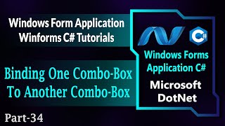 34  How To Bind One ComboBox With Another ComboBox With Database In Winforms C HindiUrdu [upl. by Karwan52]