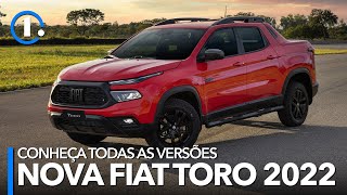 Nova Fiat Toro 2022 veja os detalhes de cada versão e preços  MOTOR1COM [upl. by Fitton]