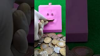 Piggy Bank Automatic Coin Bank pink colour amp Face Eating Money JC1644cute shorts [upl. by Beka764]