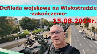 Czołgi Abrahms na defiladzie wojskowej na warszawskiej Wisłostradzie  15082024r [upl. by Annatnas]