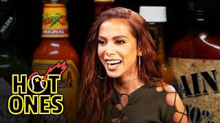 Anitta Lets It Fly While Eating Spicy Wings  Hot Ones [upl. by Pavkovic479]