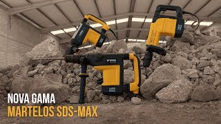 Nova gama de martelos SDS Max Vito Propower [upl. by Oberg]