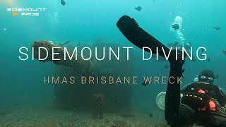 Sidemount Diving  HMAS Brisbane Wreck [upl. by Notlef107]