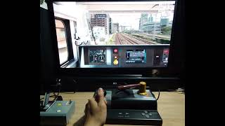 Using Densha de Go USB Controller in JR East Train Simulator [upl. by Lebasile]