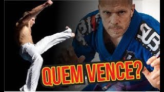 DESAFIO CAPOEIRA Vs JIUJITSU FOI UMA GUERRA  JIULIFE [upl. by Putnem]