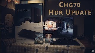 Samsung CHG70  C32HG70 HDR Review Update  HDR PS4 vs PC  HDR Gaming vs SDR  Future of HDR Gaming [upl. by Enileme390]